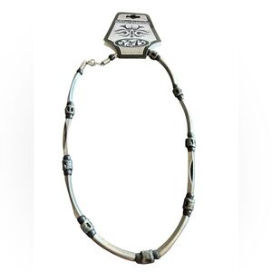 Killer beads brand Silver and Black Beaded Necklace